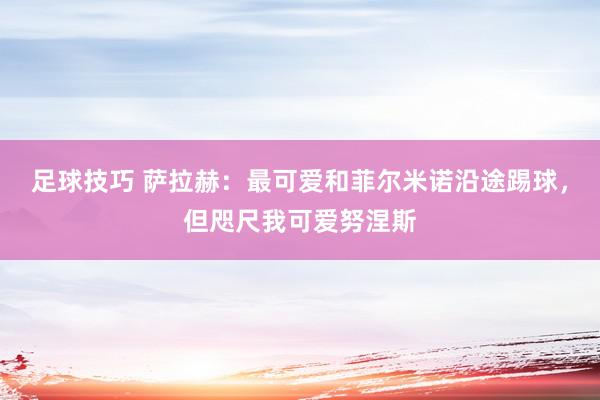 足球技巧 萨拉赫：最可爱和菲尔米诺沿途踢球，但咫尺我可爱努涅斯