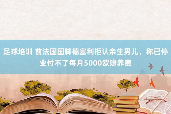 足球培训 前法国国脚德塞利拒认亲生男儿，称已停业付不了每月5000欧赡养费